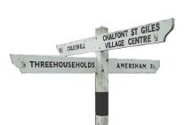 Picture of the signpost to Chalfont St Giles Village Centre